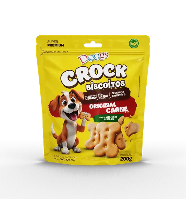Embalagem Crock Biscoitos Doogs